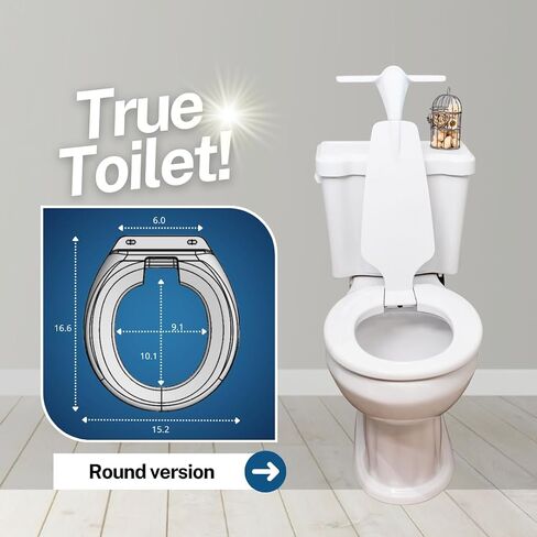 Toilet Seat with Urinal Attachment - Solution for Urine Splatter in our Bathroom - 100% Effective (Elongated) in Saudi Arabia
