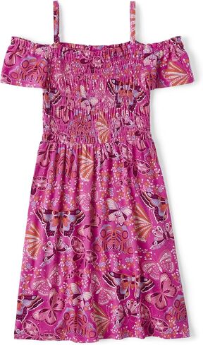 The Children's Place Baby Girls' Short Sleeve Dressy Special Occasion Dresses, Madalyn Floral Cold Shoulder, X-Small in Saudi Arabia