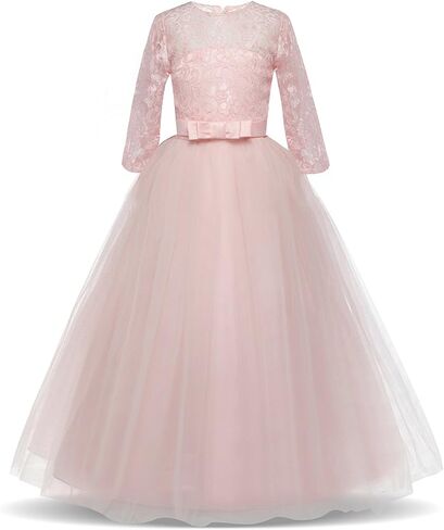 TTYAOVO Girls Embroidery Prom Gowns Luxury Wedding Birthday Party Princess Long Dress in Saudi Arabia