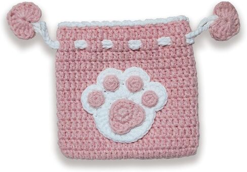 Small Crochet Purse 100% Handmade Knitted Storage Bag Cute Funny Kawaii Coin Change Purse Pouch Mini Cartoon Shark Funny Plush Drawstring Headphone Wallet for Women Girls Gift (Rainbow) in Saudi Arabia