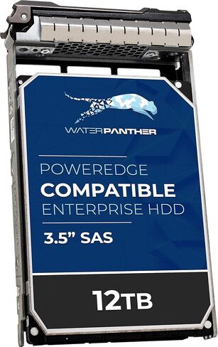 محرك أقراص ثابتة SATA سعة 16 تيرابايت 7200 دورة في الدقيقة بسرعة 6 جيجابت/ثانية مقاس 3.5 بوصة لخوادم Dell PowerEdge | محرك الأقراص الصلبة للمؤسسات في علبة 13 جيجا | متوافق مع T440 T630 T640 R630 R720 R720xd R730xd R730 in Kuwait