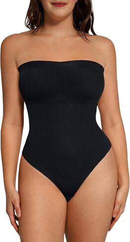 Lover-Beauty Shapewear Tummy Control Strapless Bodysuit for Women Seamless Thong Body Shaper Waist Trainer in Saudi Arabia