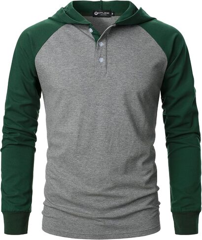 Men Long Sleeve Athletic Hoodie for Men Lightweight Cotton Casual Sport Pullover Hooded Sweatshirt T-shirt in Saudi Arabia