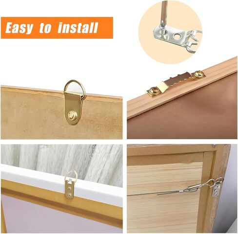 Dianrui 353PCS Picture Hanging Kit with Screws, Saw-tooth, D Ring Picture Hangers Assortment, Picture Hanging Hardware Tool for Frame Hanging - 7 Models in Saudi Arabia