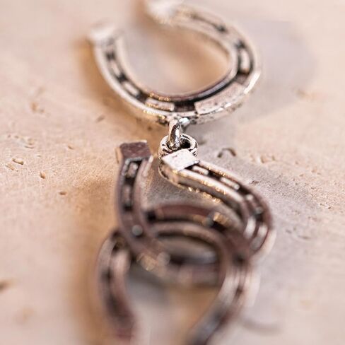 Wrangler Western Earrings Concho Dangling Retro Lightweight Jewelry for Women Cowgirl in Saudi Arabia