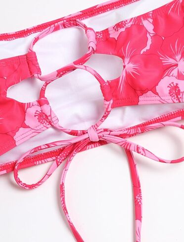 ZAFUL Women's Bandeau Bikini Top Strapless Solid Color Bathing Suit in Saudi Arabia