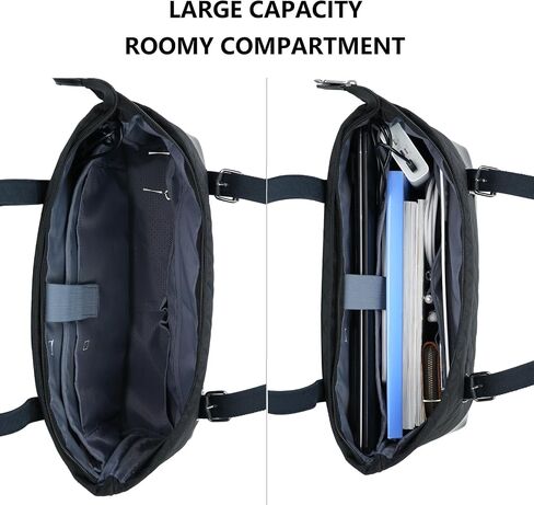 KROSER Laptop Tote Bag 15.6 Inch with USB Port, Large Work Tote Bag Computer Shoulder Bag for Women, Laptop Carrying Case Stylish Handbag Gift for Office Business Travel(Haze Blue) in Kuwait