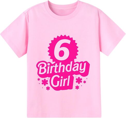 Birthday Girl Shirt 2nd 3rd 4th 5th 6th Girls Happy Birthday Outfit Tshirts Girl Second B-Day Party Tee Tops Two in Saudi Arabia