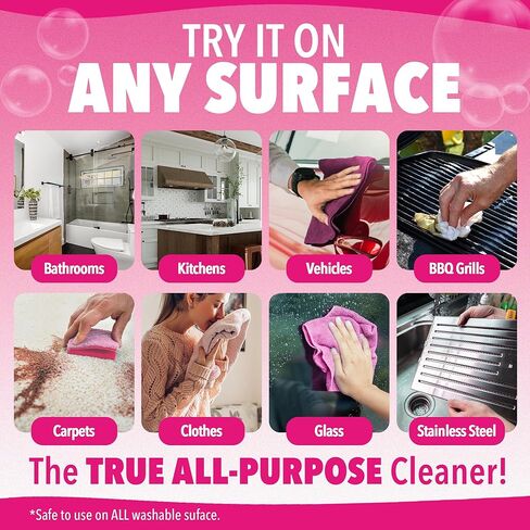 Quick 'n Brite All Purpose Cleaning Paste – Miracle Cleaner for Tough Stains, Biodegradable, Non-Toxic, Pet-Safe, Multi-Surface Stain Remover, Made in USA, 12 Oz in Kuwait