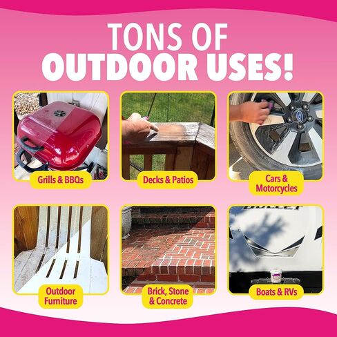 Quick 'n Brite All Purpose Cleaning Paste – Miracle Cleaner for Tough Stains, Biodegradable, Non-Toxic, Pet-Safe, Multi-Surface Stain Remover, Made in USA, 12 Oz in Kuwait