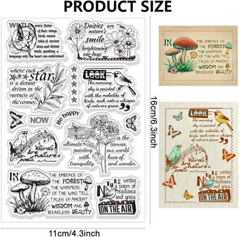 CHGCRAFT Silicone Clear Stamps Buildings Custom Plastic Stamp for DIY Scrapbooking Photo Album Decorative Cards Making Stamps for Holiday Card Making Album Crafts in Saudi Arabia