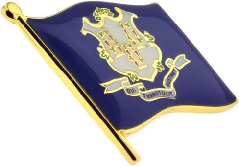 PinMart US State Flag Enamel Lapel Pin in Saudi Arabia