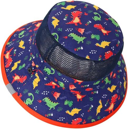 Kids Toddler Baby Boy Sun Hat Summer Bucket Hats with UPF 50+ UV Sun Protective in Saudi Arabia