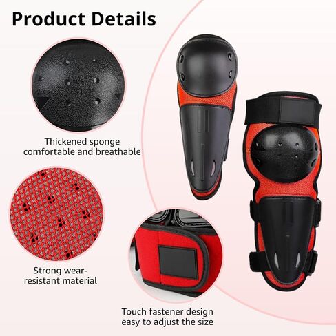 Kids Dirt Bike Gear, 5 PCS Kids Motorcycle Armor Suit Youth Motocross Protective Gear for Boys Girls Chest Protector with Elbow & Knee Pads for Biking Skateboarding Go-Karting in Saudi Arabia