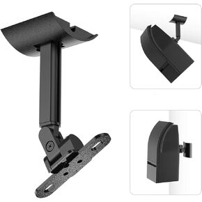 Wall and Ceiling Mount for Bose 161,Bose 151 SE Environmental Speakers, Multiple Tilt & Swivel Adjustable Mounting Bracket Compatible with Bose Model 100 Speakers, Single Black