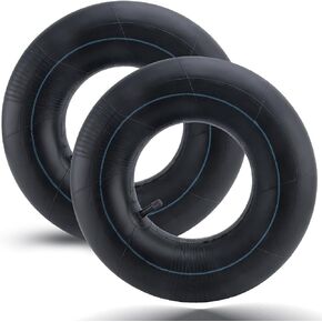 2 Pack 15x6.00-6" Inner Tubes with Tr-13 Straight Valve Stem, Heavy Duty 15x6.00-6nhs Tires Tubes for Lawn Mower Golf Cart Karts Tire Tube