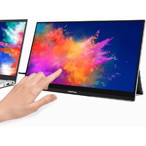 SideTrak Solo Pro 15.8" Portable Monitor - FHD 1080P LED Anti-Glare IPS Screen, Dual Display, for Mac, PC, Chrome Laptops, Game Consoles, USB or Mini HDMI Power, Double DisplayPort, Speakers, and HDR in Kuwait