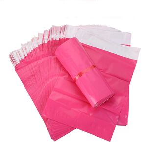 رسائل بريد بولي مقاس 6 × 9 بوصة، 200 حزمة من أكياس الشحن الوردية الساخنة، مظاريف بريدية سميكة قوية ذاتية اللصق مقاومة للماء والتمزق، عبوات بوتيك بريدية للأعمال الصغيرة للملابس والمجوهرات in Kuwait