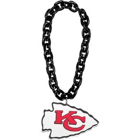 Aminco NFL Kansas City Chiefs Team Fan Chain, Black