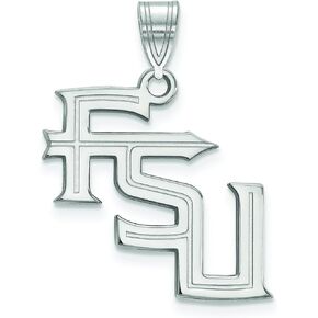 Florida State Large (3/4 Inch) Pendant (Sterling Silver)