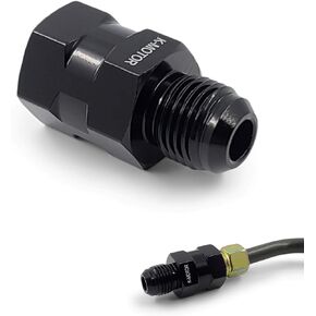 Hardline Adapter Fuel Fitting - Compatible with Honda Civic Prelude Accord - Compatible with Acura Integra CRX (6AN) Long Style