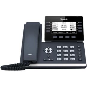Yealink T53 IP Phone, 12 VoIP Accounts. 3.7-Inch Graphical Display. USB 2.0, Dual-Port Gigabit Ethernet, 802.3af PoE, Power Adapter Not Included (SIP-T53)