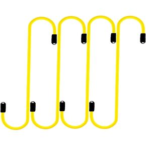 Brake Caliper Hangers Brake Caliper Hanger Hooks with Rubber Tips Automotive Tools for Braking, Axle, Bearing and Suspesion System Work(4pcs Yellow)