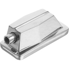 5 pcs Single End Drum Lugs Silver Metal Rectangle Drum Lug Metal Drum Replacement Parts Drum Accessories for Drum Percussion (Silver)