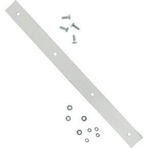 RoadPro W-001CD Chrome 24" Studded Mud Flap Top Plate