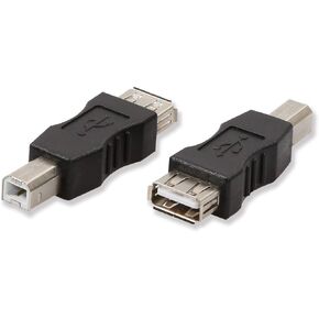 ELECTOP 2 Pack USB 2.0 A Female to USB B Print Male Adapter Converter