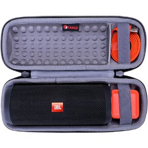 XANAD Case for JBL Flip 4/3 or Flip Essential 2/1 or Sonos Roam Waterproof Portable Bluetooth Speaker Speaker Hard Storage Carrying Protective Bag Grey