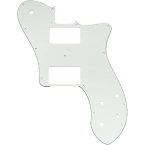 Musiclily Pro 15 Holes Wide Range HH Guitar Pickguard for Mexico Fender 72 Tele Deluxe Style Electric Guitar, 3Ply Cream