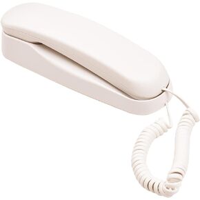 BISOFICE Corded Phone, Landline Phone for Home with Cord, No AC Power/Battery Required Wall Mountable Phone for Landline Supports Mute/Pause/Redial Functions for Hotel Office Bank Call Center