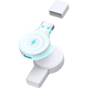 Protable Watch Charger for Apple iwatch USB + Typle C, Travel Watch Charger Fast Charging Lightweigt Mangetic Quick Charger for Apple Ultra Series 8 7 SE 6 5 4 3 2