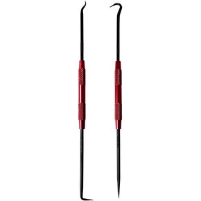 2pcs Double-Ended Specialty Pick Set O-Ring and Hooks Scriber Set