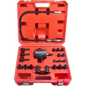 Upgrade Diesel Common Rail Injector Pneumatic Extractor Puller Removal Tool Set 21pcs Diesel Injector Extractor Tool Kit