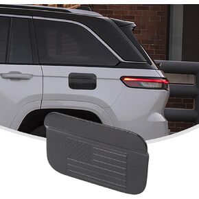 Linskip Charger Port Cover Fit for 2022 2023 2024 Jeep Grand Cherokee 4XE, Charger Door Cap for Jeep Grand Cherokee 4XE Accessories(Balck)
