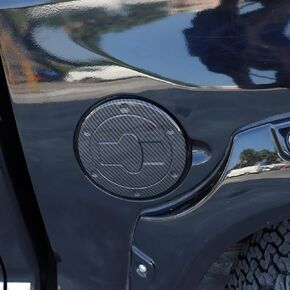 For Toyota Tundra 2007-2021 Accessories Car Fuel Tank Cover Trim Oil Gas Cap Exterior Decoration Sticker (Matte Black)