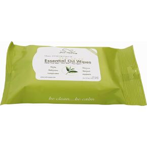 JoSha Yoga Mat and Personal Care Wipes, Natural Essential Scents - Made in USA