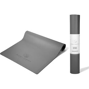 Blossom Yoga Mat – Exercise Mat for Beginners and Advanced – 5mm Thick Yoga Mat for Cushioning and Support – Double-Layered Yoga Mat Non-Slip for Pilates, Meditation, Exercise