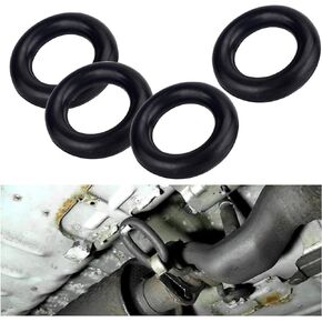 O-Ring Car Exhaust Rubber Hanger Insulator Bracket Bushing Mount Universal 4Pcs