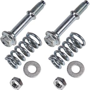 BEONEO-35129 For Subaru Acura Honda Lexus Toyota M8x1.25 Exhaust Spring Bolts Exhaust Manifold Bolt Nut For Exhaust Flange Pipe Bolt Mazda Pontiac Ford Isuzu Exhaust Bolts 4682,Es491,18317-2set