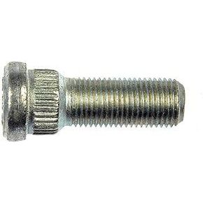 1/2-20 Serrated Wheel Stud - .641 In. Knurl, 1-9/16 In. Length
