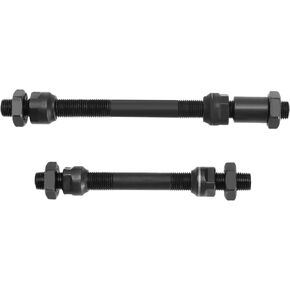 1 Pair Bike Hub Axles Bicycle Front and Rear Hollow Shaft Steel Quick Release Axle for Mountain Bike Road Bike BMX City Bikes M9x108mm & M10x145mm