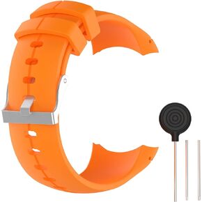 Watch Band for SUUNTO Spartan Ultra,Soft Silicone Replacement Wristband for SUUNTO Spartan Ultra Running Watch