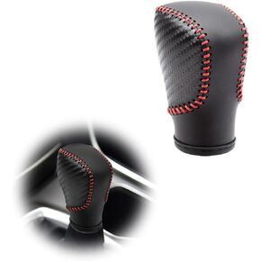 Leather Auto Gear Shift Knob Cover Protector Trim Cap Sticker for Honda Accord 10th Gen 2018-2022/Civic 2022-2025/CRV2023-2025 /HRV2023-2025 Accessories