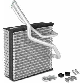 A-Premium A/C Evaporator Core Compatible with Audi RS6 2003-2004, TT (Quattro) & Porsche 911 & Volkswagen Jetta 2000-2005, Golf 1999-2005, R32 2004, with Pressing Plate