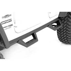 Rough Country XL2 Drop Steps for 2007-2018 Jeep Wrangler JK | 4-Door - 90765B