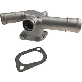 Aluminium Alloy Thermostat Housing Coolant Hose Flange Radiator for VW Golf Jetta 2.0 L4 99-06 06A121133D