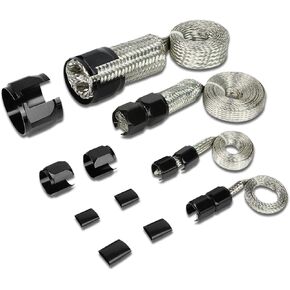 DNA MOTORING BH-BK Steel Braided Hose Kit